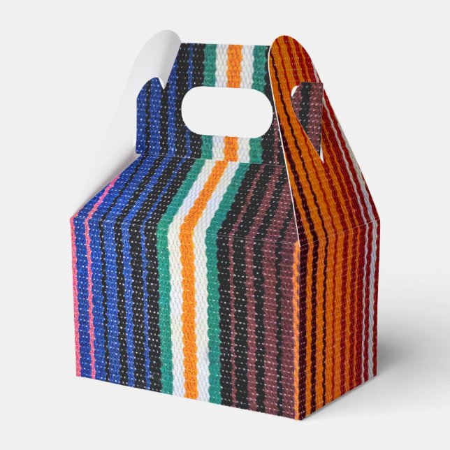 Traditional Mexican Fiesta Design Favour Box (Front Side)