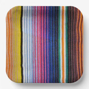 Traditional Mexican Fiesta Design Paper Plate