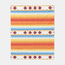 Traditional Mexican Serape Blanket