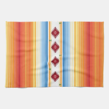 Traditional Mexican Serape Blanket