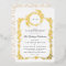 traditional Monogram Crest Classic Wedding Gold