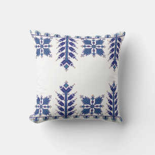 Traditional Motif, Romanian Traditional Motif T-S Cushion