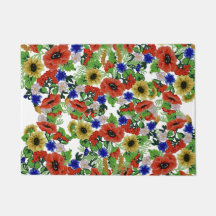 Traditional Motif, Romanian Traditional Motif  T-S Doormat