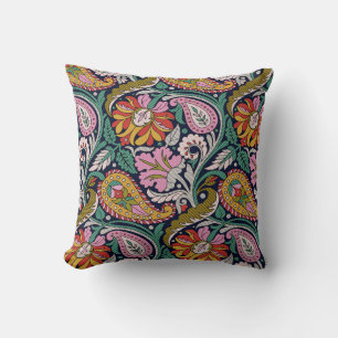 Traditional Mughal Allover Designart,asian,backgro Cushion