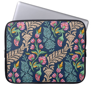 Traditional Mughal Allover Designart,pattern,flora Laptop Sleeve