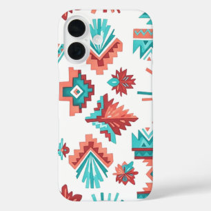 TRADITIONAL NAVAJO INDIAN ART iPhone 16 CASE