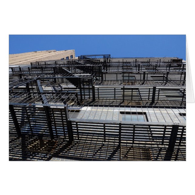 Traditional New York Fire Escape (Front Horizontal)