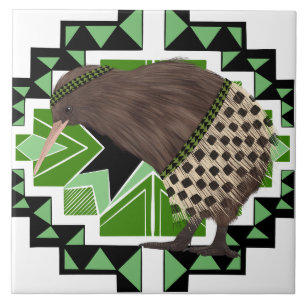 Traditional New Zealand National Bird- Kiwi Bird Tile