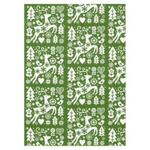 Traditional Nordic Christmas Decor Tablecloth