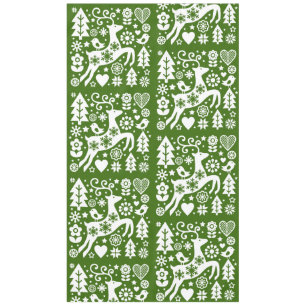 Traditional Nordic Christmas Decor Tablecloth