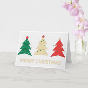 Traditional Nordic merry Christmas card
