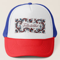 Traditional Norwegian Telemark Rosemaling Folkesto