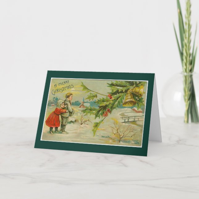 Traditional Old Fashioned Christmas Card (Front)