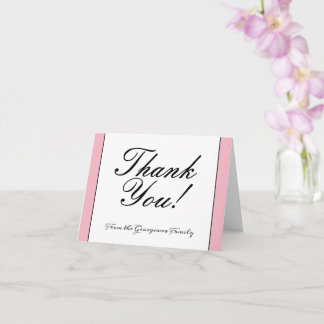 Traditional & Old Fashioned "Thank You!" Card