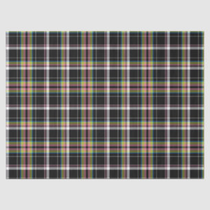 Traditional Olive Green Tartan Pattern Modern  Tissue Paper