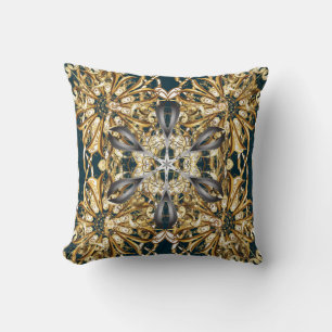 Traditional orient ornament. Classic vintage backg Cushion