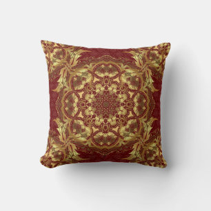 Traditional orient ornament on a red background. S Cushion