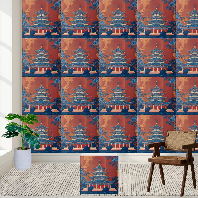 Traditional Oriental Pagoda Tile (Traditional Oriental Pagoda Tile)