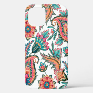 Traditional oriental seamless paisley pattern. Vin iPhone 12 Case