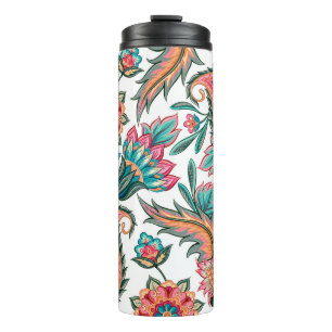 Traditional oriental seamless paisley pattern. Vin Thermal Tumbler