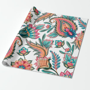 Traditional oriental seamless paisley pattern. Vin Wrapping Paper
