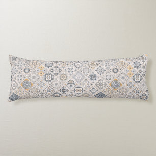 Traditional ornament Portuguese and Spanish Boho  Body Cushion