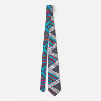 Traditional ornamental Ethnic Geometric Pattern Tie