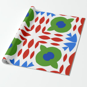 Traditional ornate mexican talavera. Hand drawn de Wrapping Paper