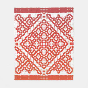 Traditional ornate mexican talavera. Modern design Fleece Blanket