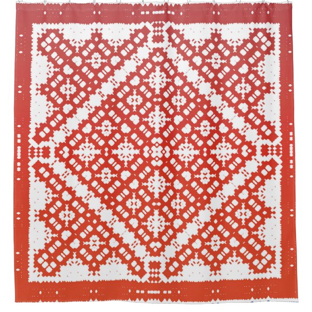 Traditional ornate mexican talavera. Modern design Shower Curtain (Front)