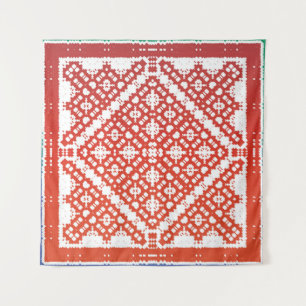 Traditional ornate mexican talavera. Modern design Tapestry