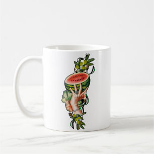 Traditional Palestine elements in palestine map Coffee Mug