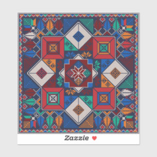 Traditional Palestine Embroidery tatreez  colourfu