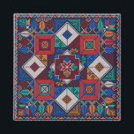 Traditional Palestine Embroidery tatreez  colourfu Magnet<br><div class="desc">This is a trational Palestine Embroidery tatreez colourful Pattern design For Palestinians, Palestine lovers Pro-Palestinian, or, everyone who supports freedom and justice and fights injustice. To all supporters of the just Palestinian cause. Rise and support the liberation of Palestine and Gaza and the establishment of peace in Jerusalem. Designed by...</div>