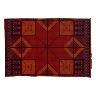 Traditional Palestine Embroidery tatreez Pattern  Pillowcase