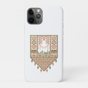traditional palestinian embroidery tatreez printed iPhone 11 pro case