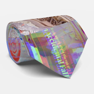 Traditional Patchwork Geometric Glitch Mosaic Tie