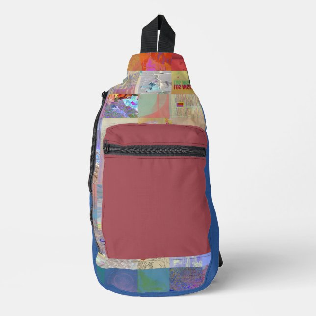 Traditional Patchwork Geometric Pattern Bag (Front)