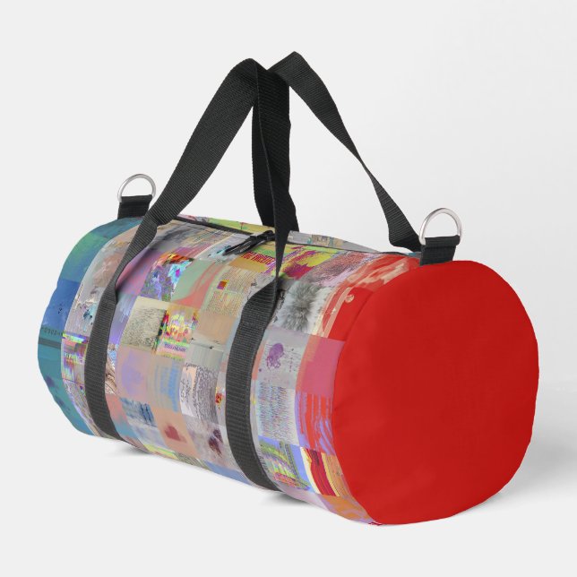 Traditional Patchwork Geometric Travel Bag (Left Corner)