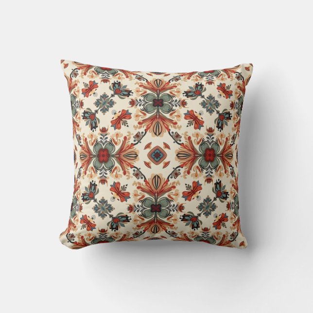  Traditional pattern pillow cushion (Front)