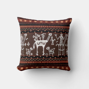 Traditional Pattern Throw Pillow