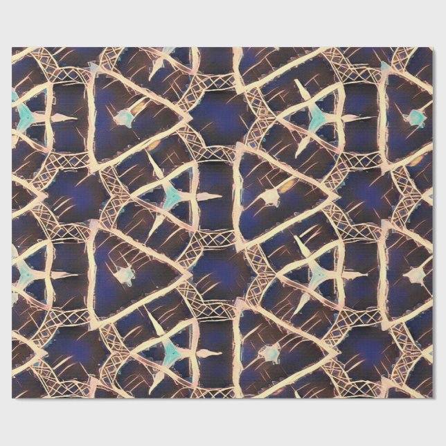 traditional pattern wrapping paper (Flat)