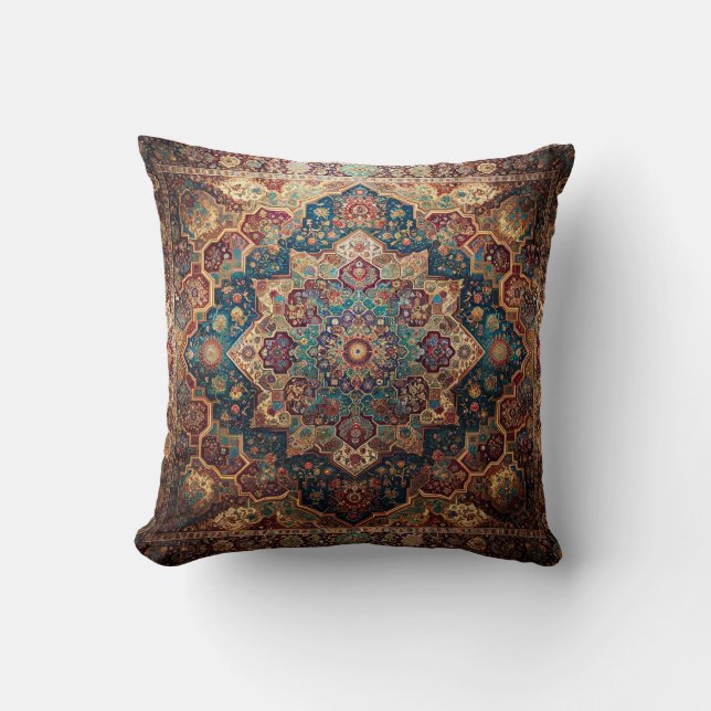 Traditional Persian Rug Cushion (Front)
