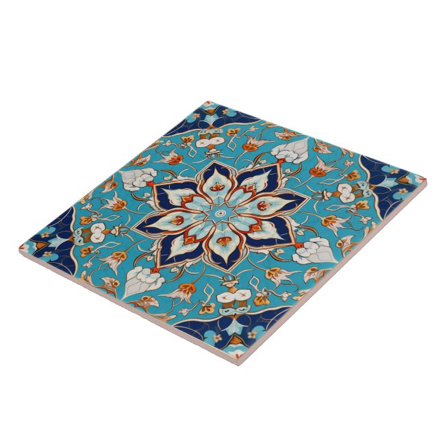 Traditional Persian Traditional Ornamental Art 4 Tile (Side)