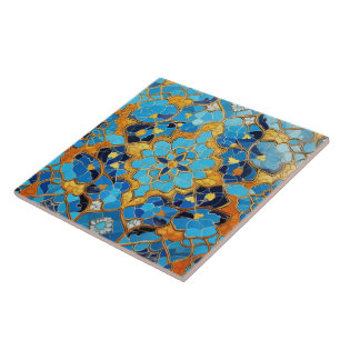 Traditional Persian Traditional Ornamental Art 7 Tile