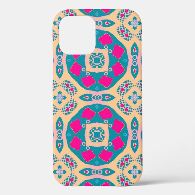 Traditional, Peruvian patchwork, tile pattern Case-Mate iPhone Case (Back)