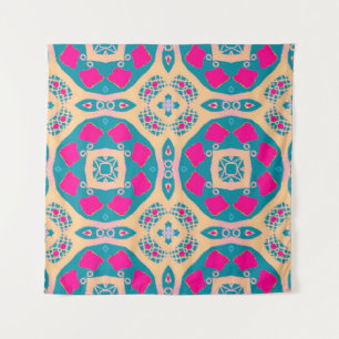 Traditional, Peruvian patchwork, tile pattern Tapestry