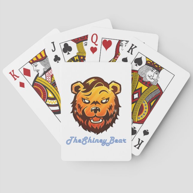 Traditional Playing Cards w/TheShineyBear Logo (Back)