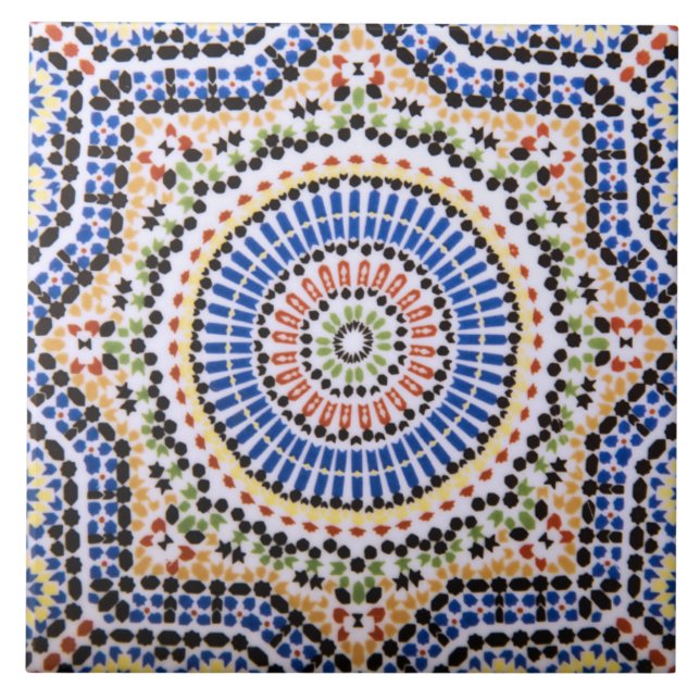 Traditional Portuguese Azulejo Tile Pattern (Front)