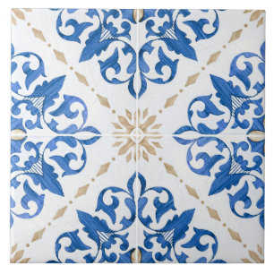 Traditional Portuguese glazed  Tile